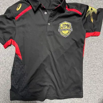 ASICS JPN WRESTLING TEAM 피케 셔츠 일본 레슬링 대표