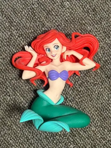 디즈니 아리엘 리틀 머메이드 피규어 Crystalux