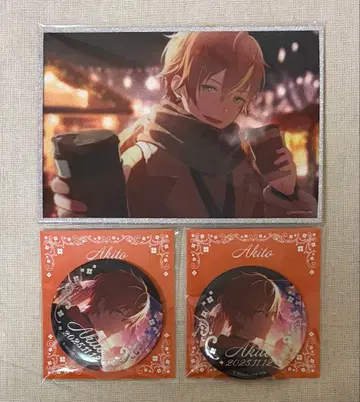 시노노메 아키토 하피코레 복권 아크릴 색지 캔뱃지