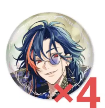 니지산지 ART OF NIJISANJI 괴성 금박 캔뱃지