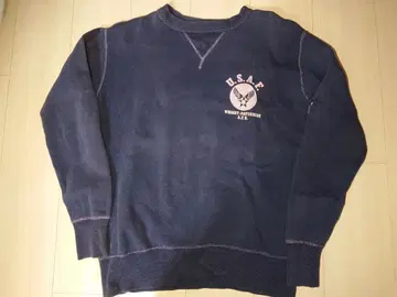 리얼 맥코이 앞 V 맨투맨 트레이닝복