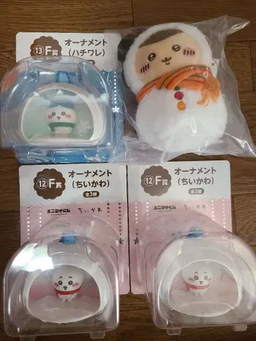 치이카와 (먼작귀) 1번 복권 E상 F상 4점 세트