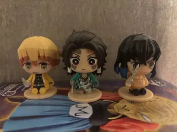 귀멸의 칼날 탄지로 젠이츠 이노스케 미니 피규어