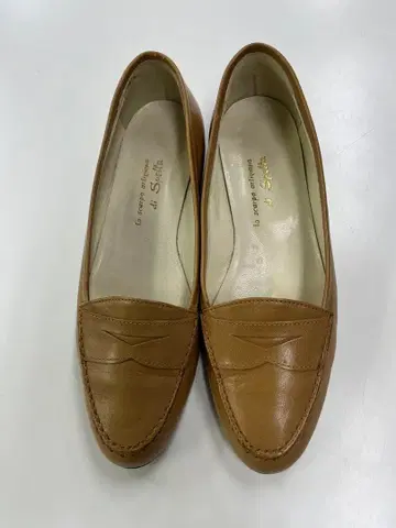 SPELTA 베이지 가죽 여성용 로퍼