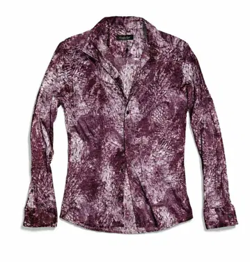 vkei Tornado Mart crocodile 주름 가공 Shirt