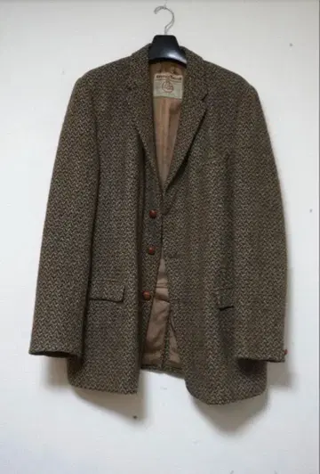 60년대 빈티지 해리스 트위드 자켓 XL 상당