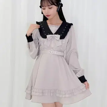 Honey Cinnamon 세일러 카라 원피스