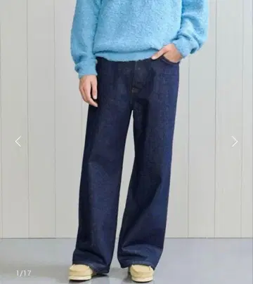 H BEAUTY&YOUTH 데님 배기 5포켓 팬츠