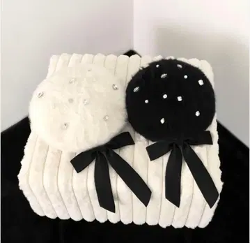 엠미에메 Etoile ribbon beret 블랙