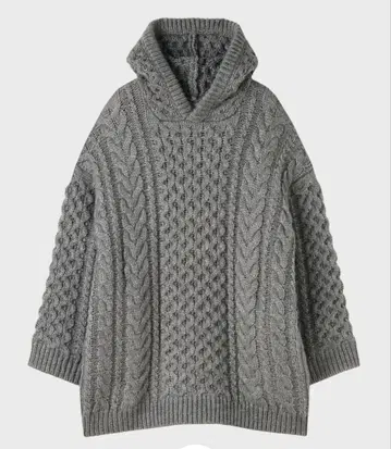 Potsdamer Knit Hoodie THE TOE 그레이