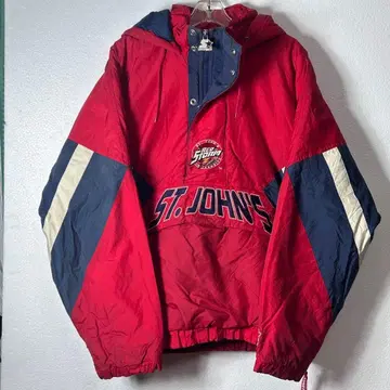 90s STARTER St. John's Red Storm 충전솜 아노락