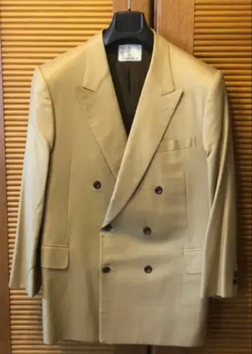 최고급 풀 핸드메이드 캐시미어 자켓 긴자 이치방칸 양복점