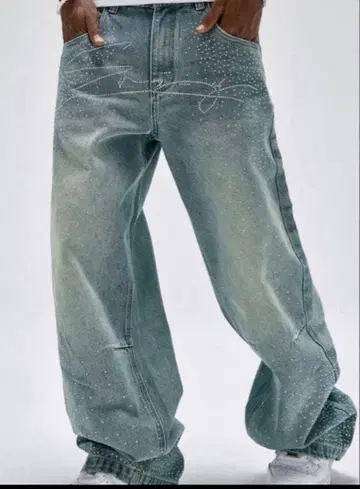 BAROQUE GALLERIA MEDM 큐빅 데님