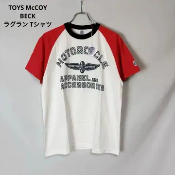 미사용품 TOYS McCOY BECK 토이즈 맥코이 래글런 티셔츠 L