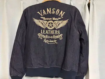 vanson 반손 라이더스 보아 자켓 데님 XL