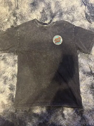 SANTA CRUZ 다크 그레이 티셔츠