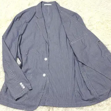 XL 사이즈 시어서커 유니클로 테일러드 자켓 워셔블