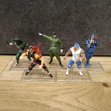 근육맨 초조형혼 5체 세트 라면맨 마리포사 브로켄 닌자