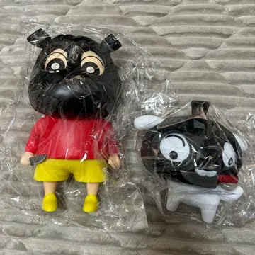 짱구는 못말려 시로 피규어 2개 세트