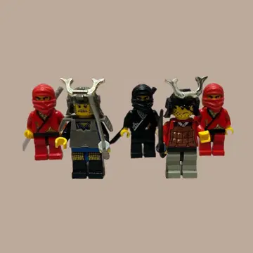 올드 레고 성 시리즈 사무라이와 닌자 피그