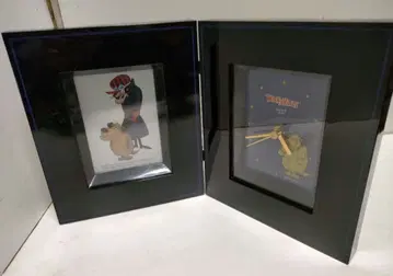 레어. 치키치키 머신 맹렬 레이스 사진 스탠드 탁상 시계 일본제 1997