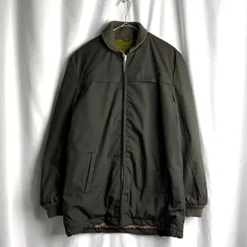 60s 빈티지 파라오 자켓 S-M 차콜 x 그린 x 블루