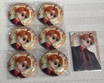 악마 집사와 검은 고양이 아쿠네코 4주년 글리터 캔뱃지 특전 테디