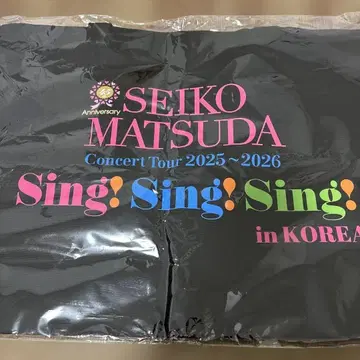 SEIKO MATSUDA 콘서트 투어 토트백