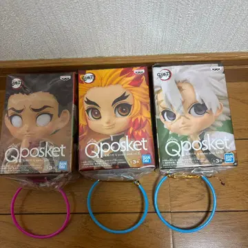 Qposket 피규어 3체 세트 렌고쿠, 시나즈가와, 히메