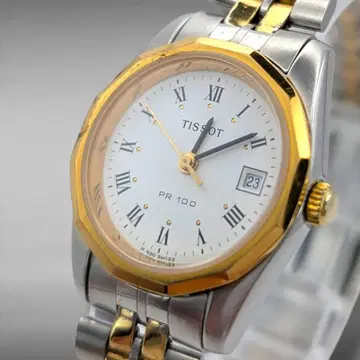 [ 작동 새 배터리 ] 티쏘 PR100 콤비 컬러 로만 십이각형