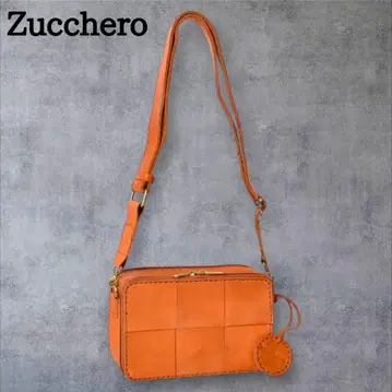 미사용 새상품 Zucchero 지갑 숄더 백 가방 천연 가죽 여성용