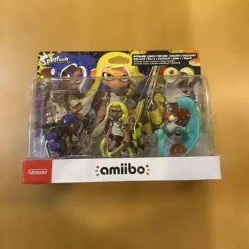 미개봉 새상품 스프라툰 amiibo 트리플 세트 닌텐도 스위치