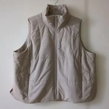 L.L.Bean 베이지 다운 베스트 슬리브리스