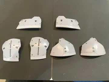 RG 지옹 허리부 아머 부품 (낱개 판매 가능 각 500엔)