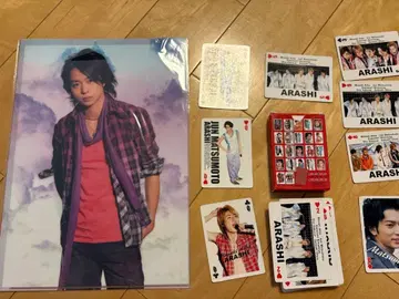 아라시 사쿠라이 쇼 클리어 파일과 트럼프 세트