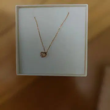 최종 가격 10K 핑크 골드 목걸이