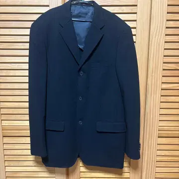 아오야마 IMGN 수트 블랙 쓰리 버튼