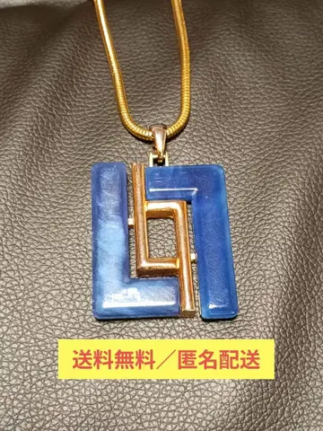 빈티지 스퀘어 스네이크 체인 목걸이