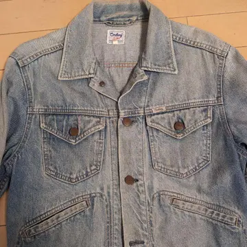 Cowboy 코카 콜라 자수 데님 자켓 구제 의류 레트로 70'80'