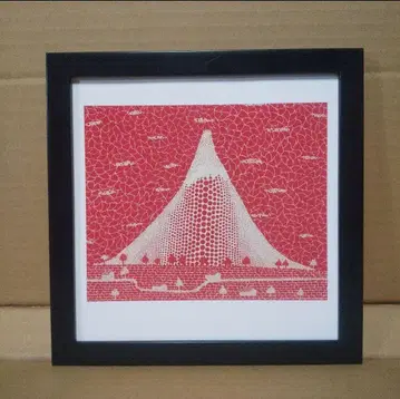 쿠사마 야요이 키리누키 (20 x 20 프레임 부착) 후지 1983