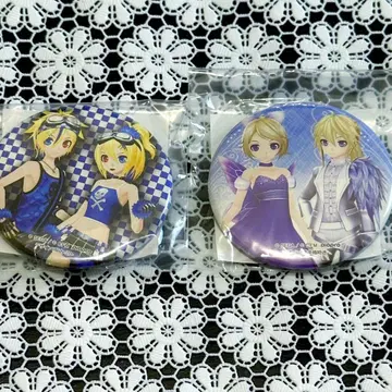[카가미네 린렌] 조이폴리스 DAIBA be DIVA X 캔뱃지 2점