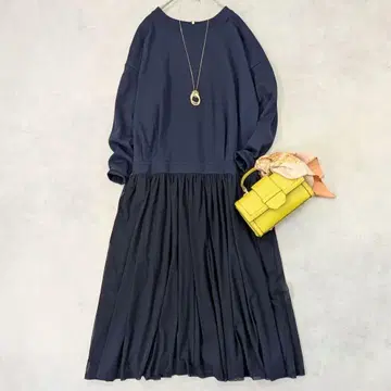 미사용 택 포함 시크릿 트로피 튤 도킹 원피스 네이비