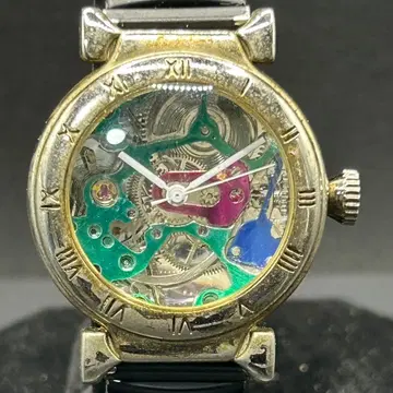 파피니 손목시계 남성용 여성용 보이즈 수동 와인딩 스켈레톤 로만