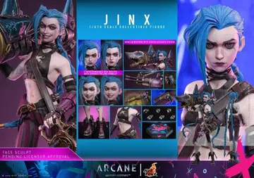 핫토이즈 TV 마스터피스 아케인 징크스 JINX 새상품