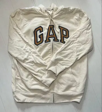 GAP 후드 집업 후드티 L 사이즈 크림