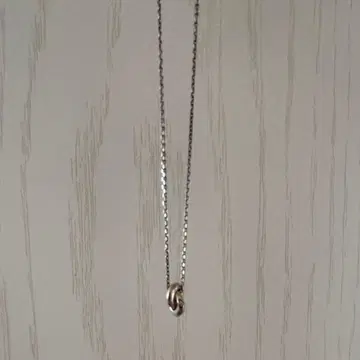 라이온 하트 더블 페더 반지 목걸이 합성 다이아 LH