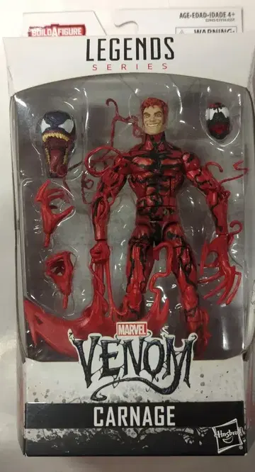 HASBRO 몬스터 베놈 베놈 카니지 6인치 마블 레전드