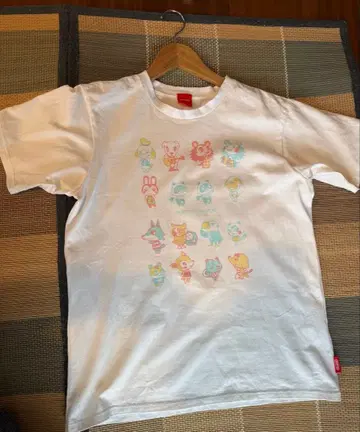 닌텐도 스토어 구매 동물의 숲 T셔츠 M~L 사이즈 (미사용)