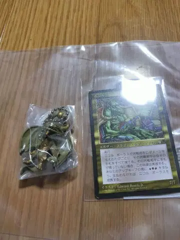 MTG 니콜 볼라스 키링&격자 무늬 카드