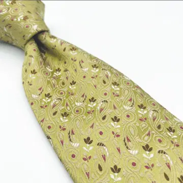 [Ermenegildo Zegna (제냐)] 넥타이 페이즐리 골드 계열